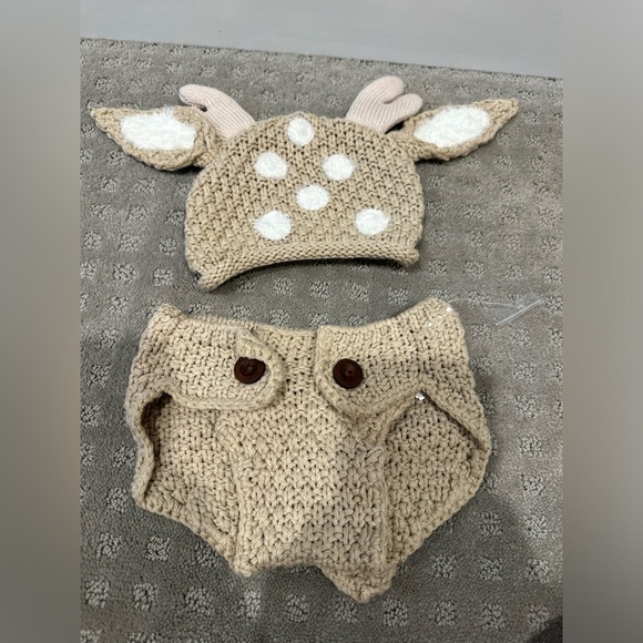little newcomers Other - Baby deer outfit set for newborn pictures